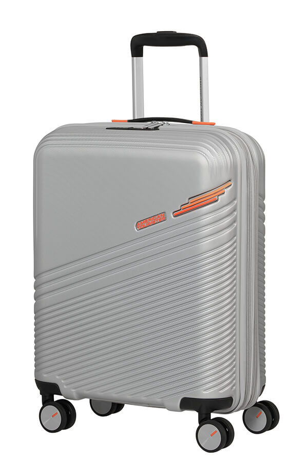 American Tourister Triple Trace Trolley Espandibile (4 ruote) 55cm (20cm) Silver/Orange