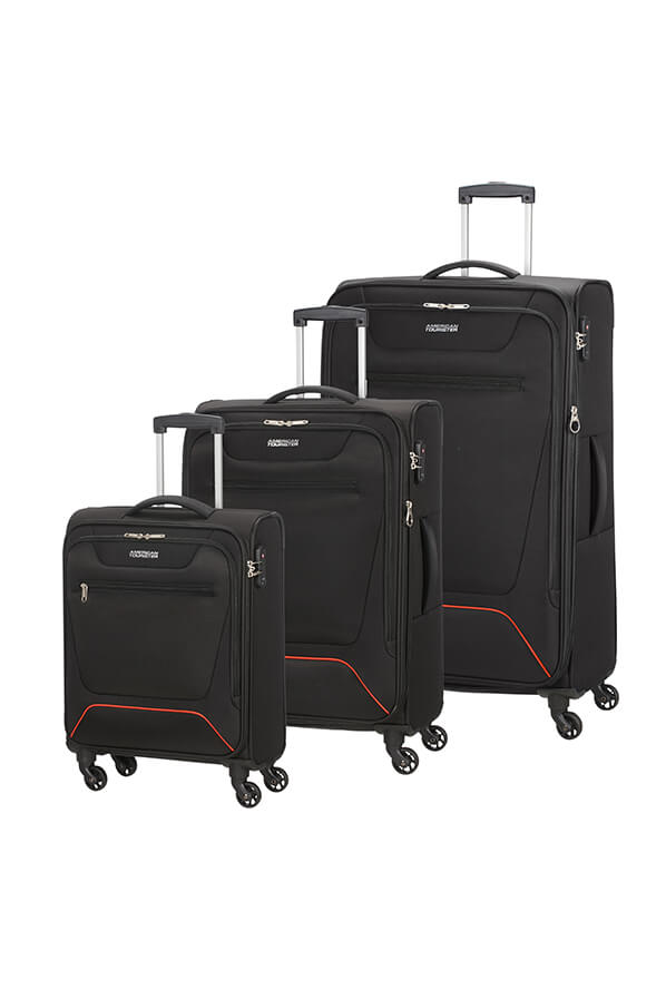 American Tourister Hyperbreez Set Nero