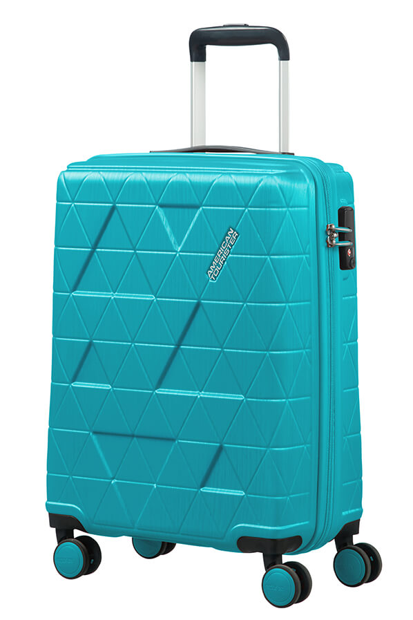 American Tourister Triangolo Trolley (4 ruote) 55cm Halo Blue