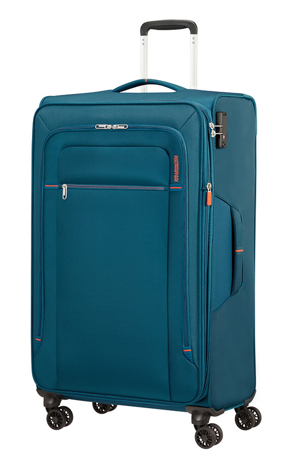 American Tourister Crosstrack Trolley (4 ruote) 79cm Navy/Orange