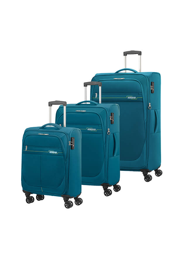 American Tourister Deep Dive Set Teal/Lime
