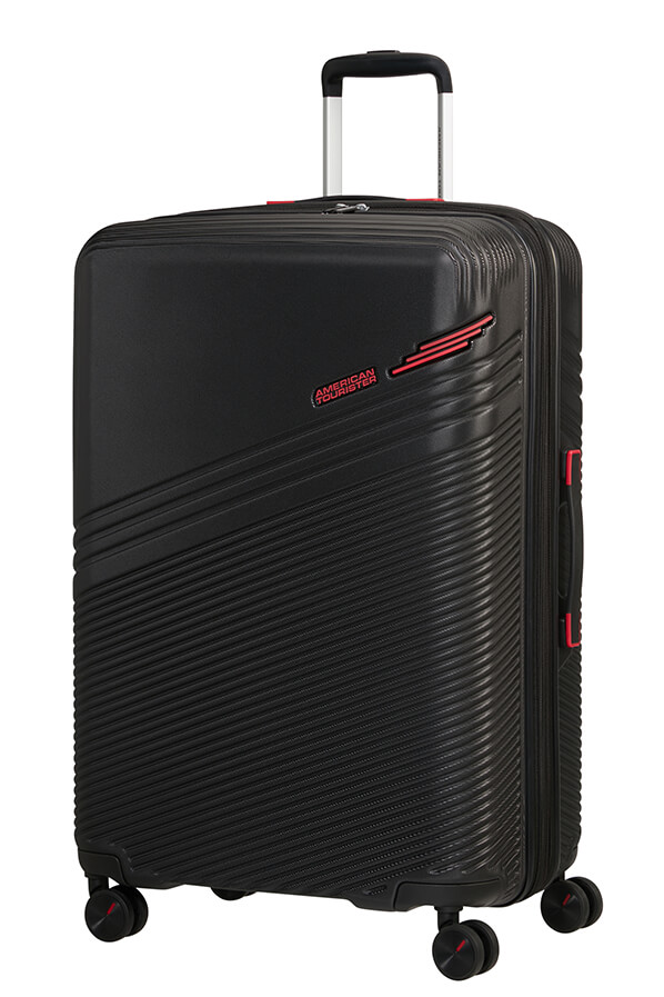 American Tourister Triple Trace Trolley Espandibile (4 ruote) 76cm Black/Red