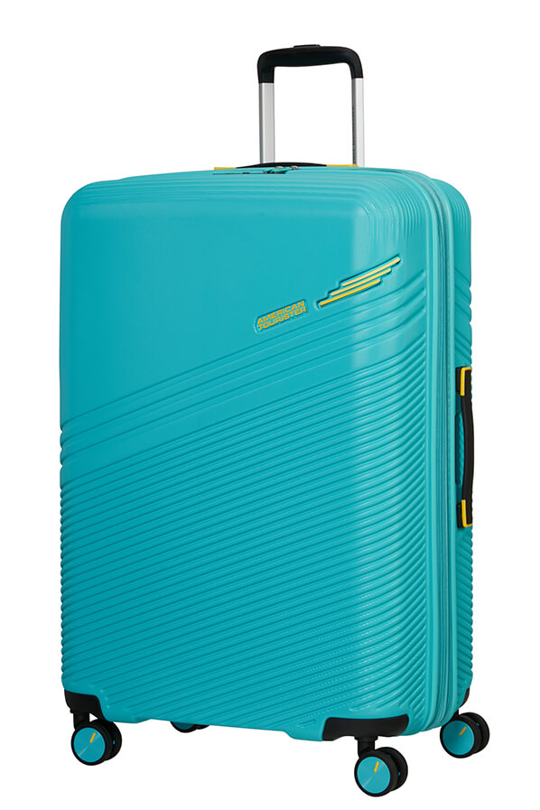American Tourister Triple Trace Trolley Espandibile (4 ruote) 76cm Turquoise/Yellow