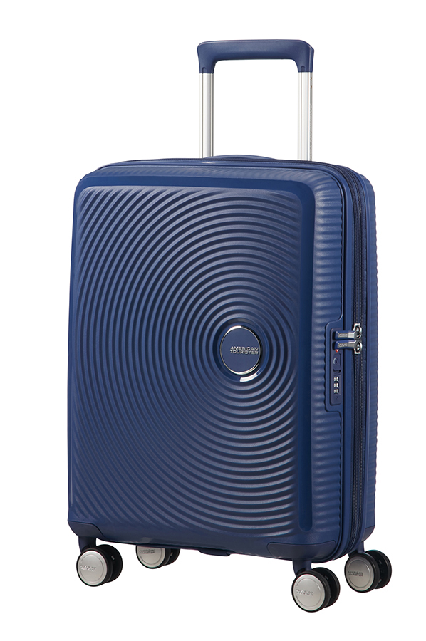 American Tourister Soundbox Trolley Espandibile (4 ruote) 55cm Midnight Navy