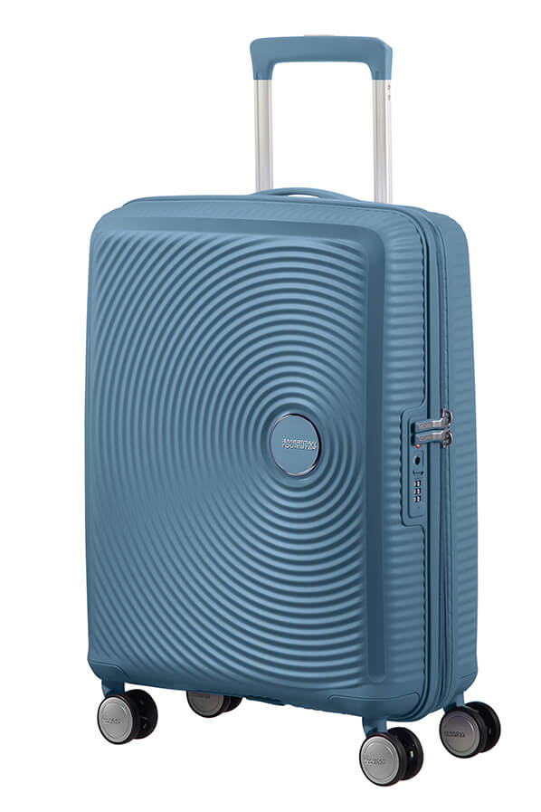 American Tourister Soundbox Trolley (4 ruote) 55cm Stone Blue