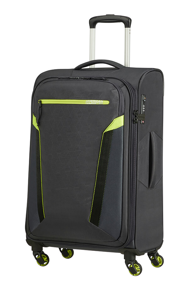 American Tourister At Eco Spin Trolley (4 ruote) 67cm Atlas Grey