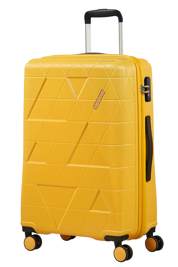American Tourister Triangolo Trolley (4 ruote) 67cm Honey Yellow