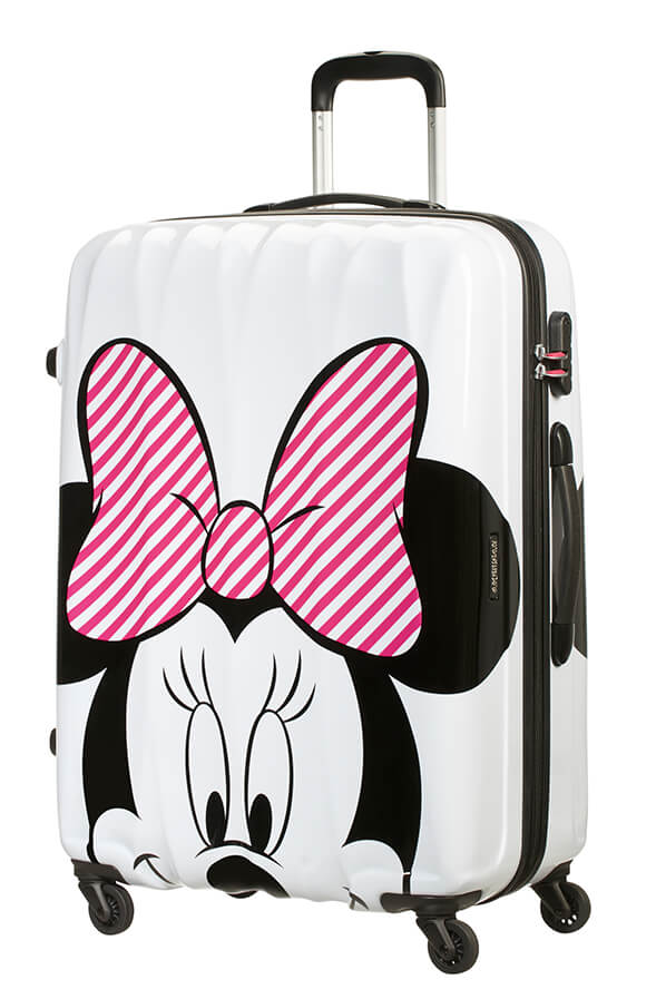 American Tourister Hypertwist Trolley (4 ruote) 75cm Minnie Stripes