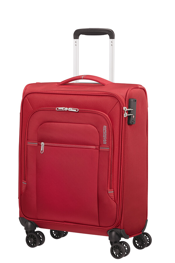 American Tourister Crosstrack Trolley (4 ruote) 55cm Red/Grey