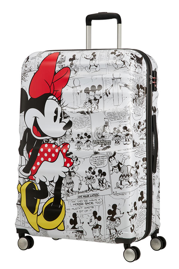 American Tourister Wavebreaker Disney Trolley (4 ruote) 77cm Minnie Comics White