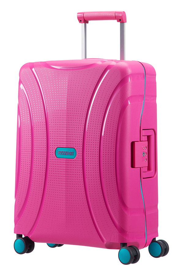American Tourister Lock'n'Roll Trolley (4 ruote) 55cm Summer Pink