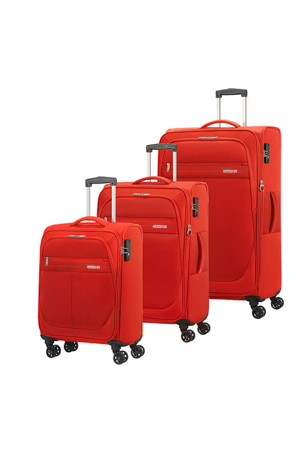 American Tourister Deep Dive Set Red/Grey