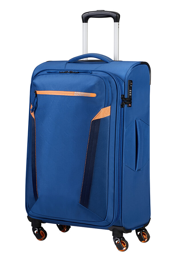 American Tourister At Eco Spin Trolley (4 ruote) 67cm Deep Navy