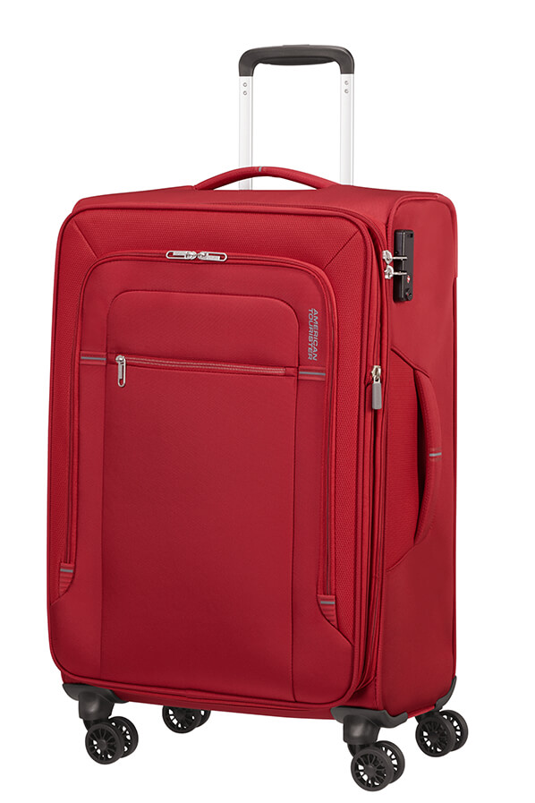 American Tourister Crosstrack Trolley (4 ruote) 67cm Red/Grey