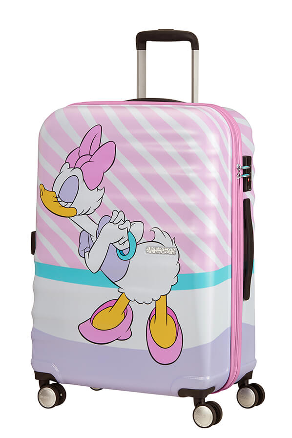 American Tourister Wavebreaker Disney Trolley (4 ruote) 67cm Daisy Pink Kiss