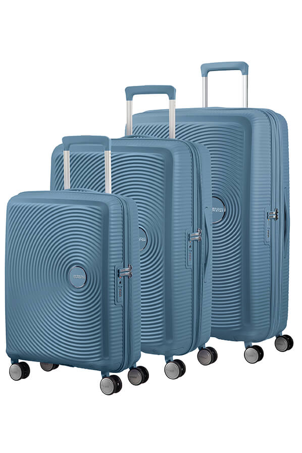 American Tourister Soundbox Set Stone Blue