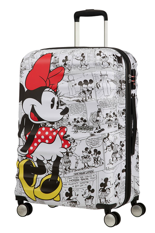 American Tourister Wavebreaker Disney Trolley (4 ruote) 67cm Minnie Comics White