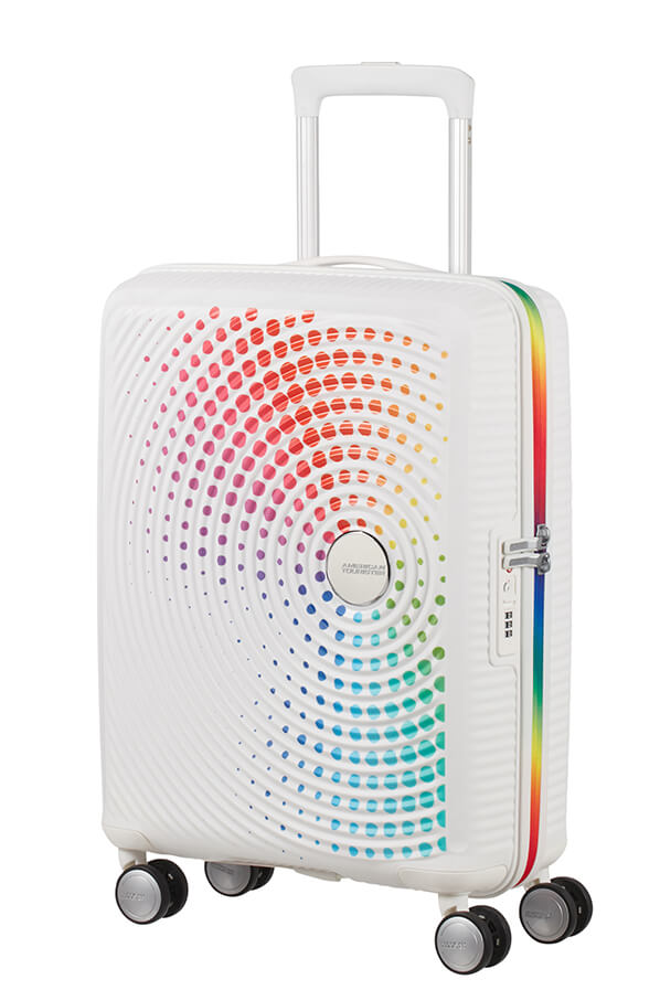 American Tourister Soundbox Trolley (4 ruote) 55cm Rainbow Dots