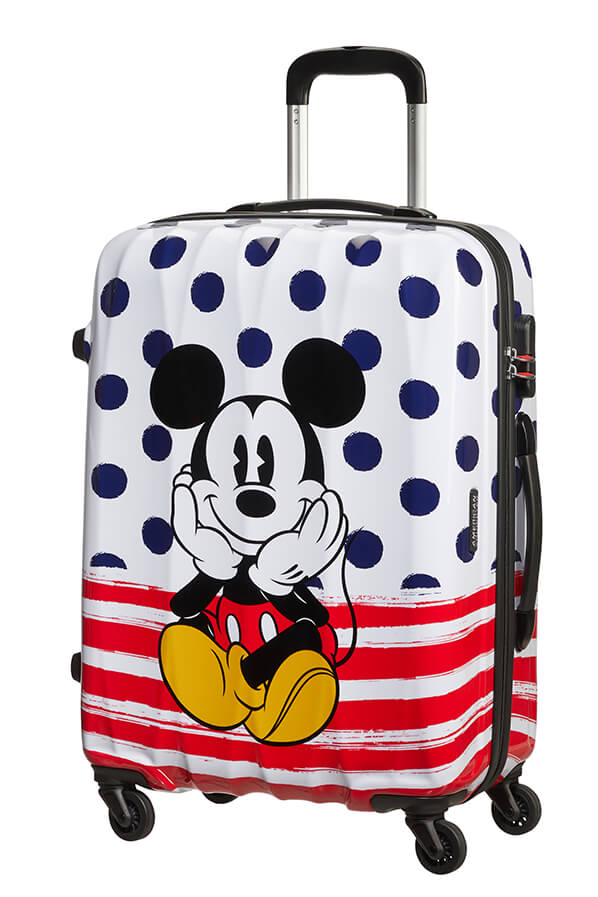American Tourister Disney Legends Trolley (4 ruote) 65cm Mickey Blue Dots