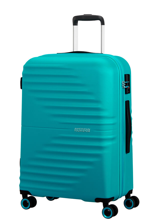 American Tourister Wavetwister Trolley (4 ruote) 66cm Aqua Turquoise