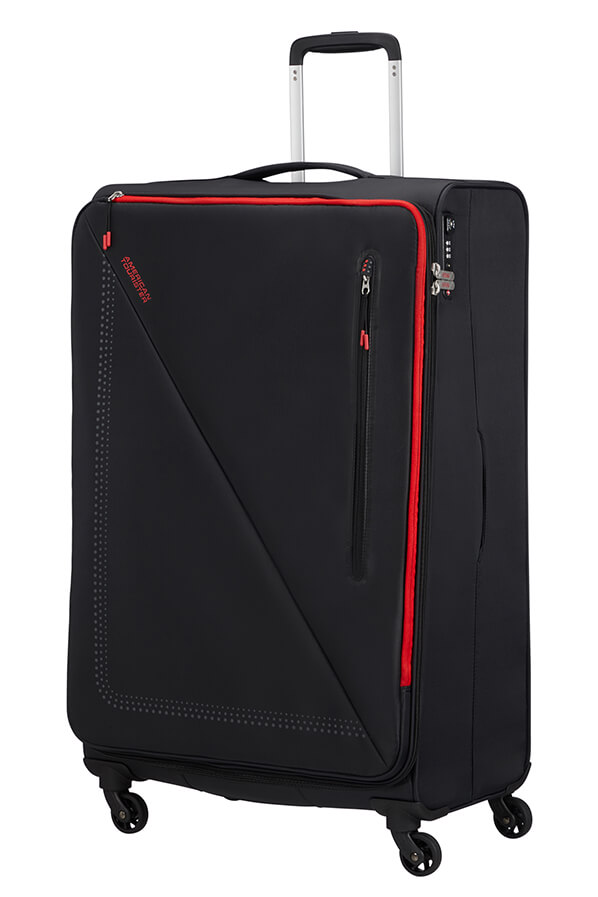 American Tourister Lite Volt Trolley (4 ruote) 79cm Black/Red