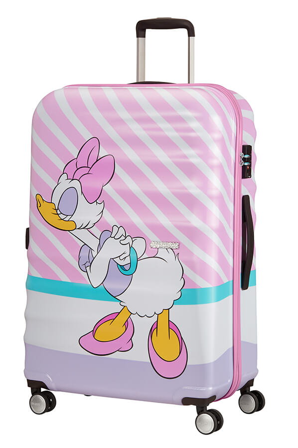 American Tourister Wavebreaker Disney Trolley (4 ruote) 77cm Daisy Pink Kiss