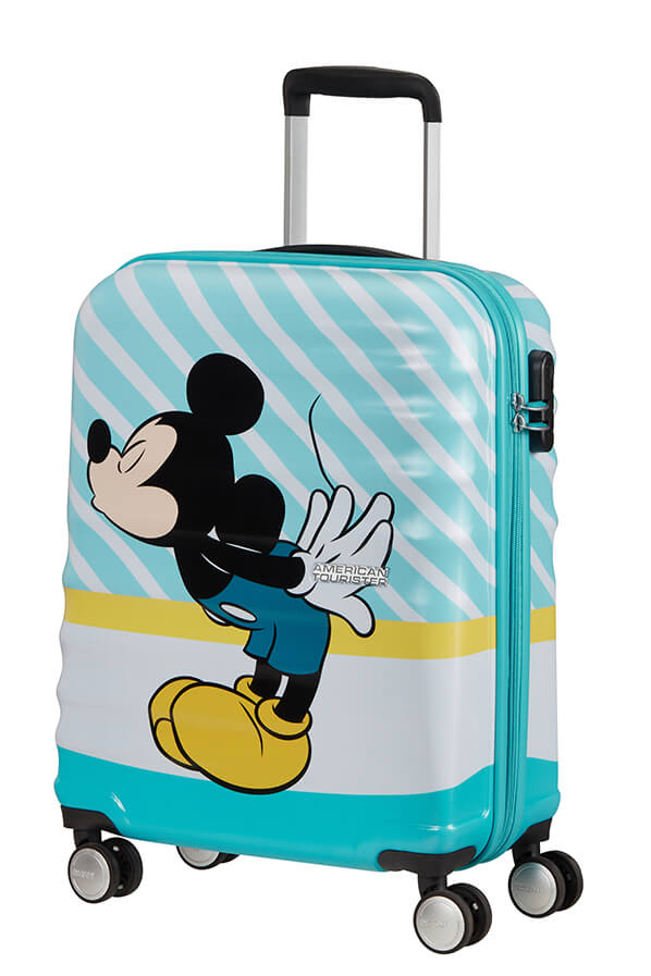 American Tourister Wavebreaker Disney Trolley (4 ruote) 55cm Mickey Blue Kiss