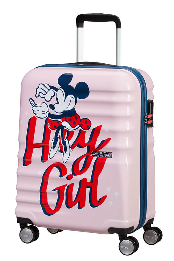 American Tourister Wavebreaker Disney Trolley (4 ruote) 55cm Minnie Darling Pink