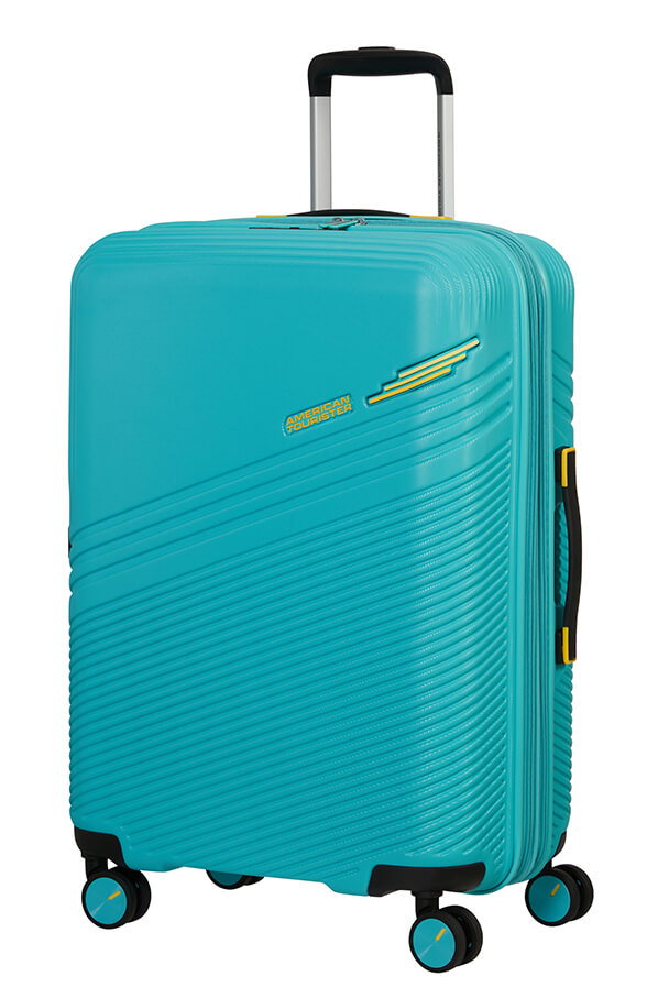 American Tourister Triple Trace Trolley Espandibile (4 ruote) 67cm Turquoise/Yellow