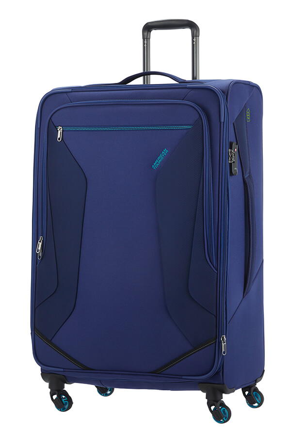 American Tourister Eco Wanderer Trolley Espandibile (4 ruote) 79cm Navy