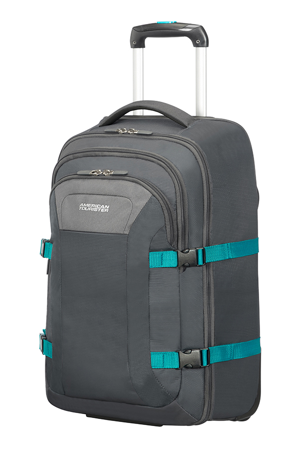 American Tourister Road Quest Borsone/Zaino con ruote Grey/Turquoise