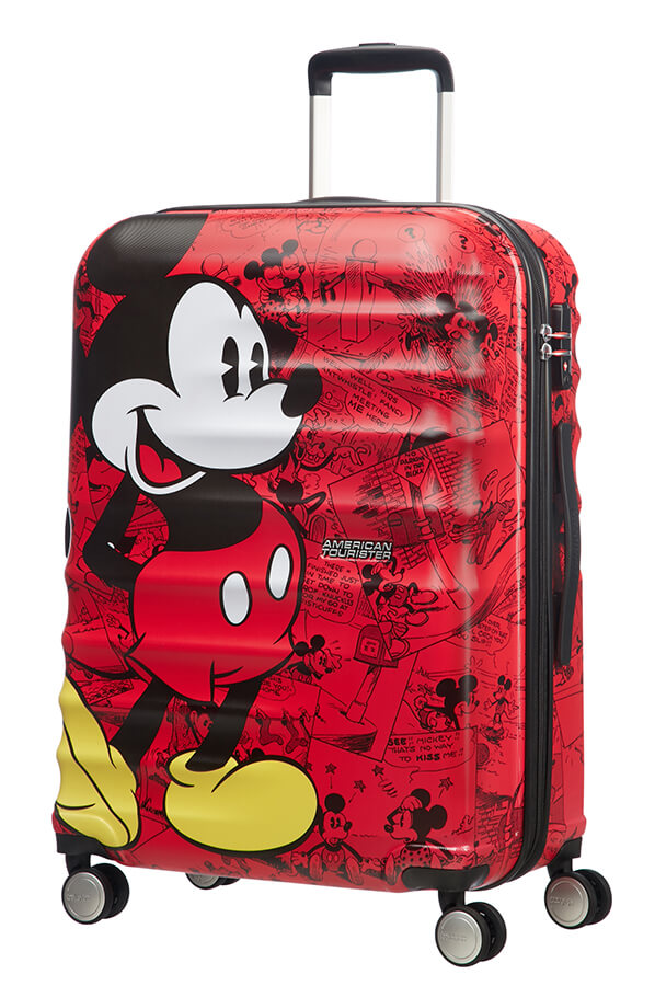 American Tourister Wavebreaker Disney Trolley (4 ruote) 67cm Mickey Comics Red