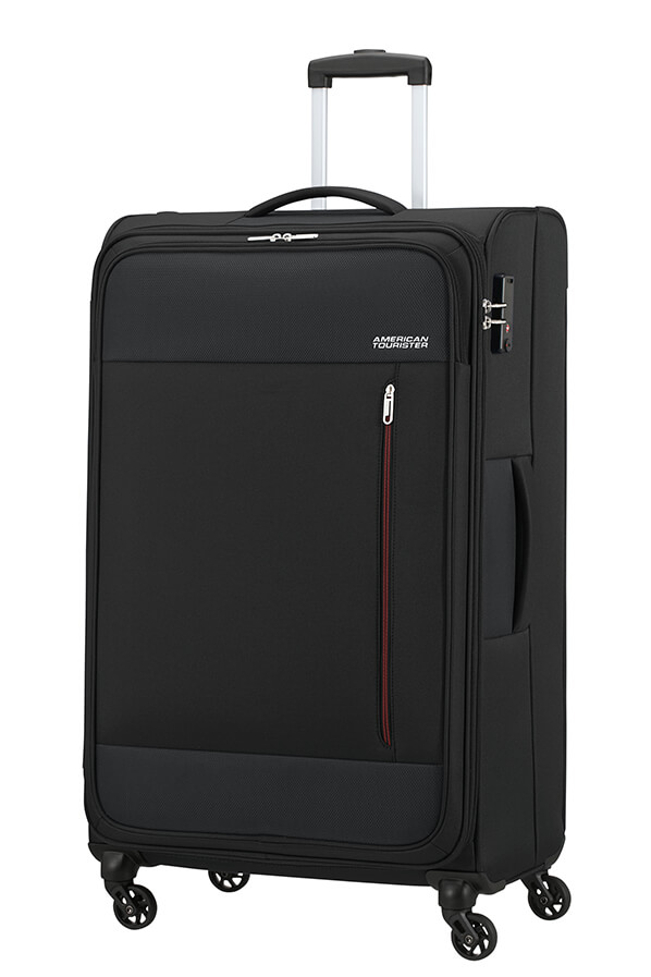American Tourister Heat Wave Trolley (4 ruote) 80cm Jet Black