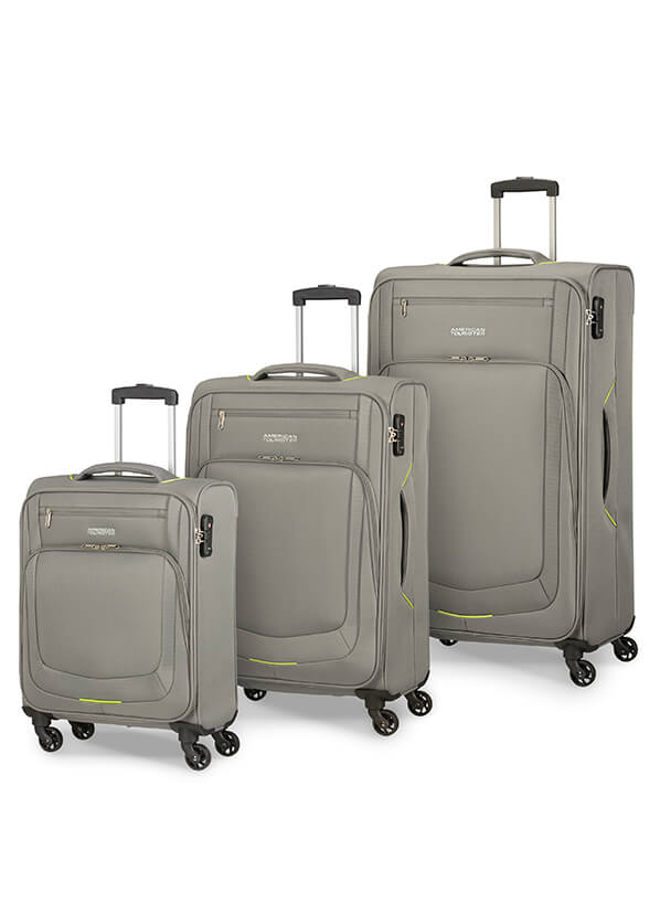 American Tourister Summer Session Set Grey/Lime