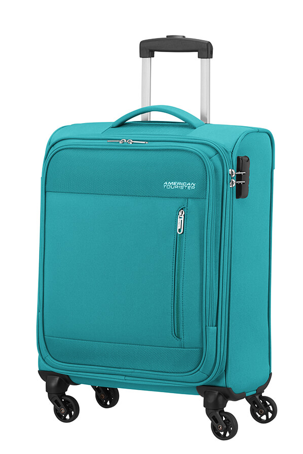 American Tourister Heat Wave Trolley (4 ruote) 55cm (20cm) Aqua Blue