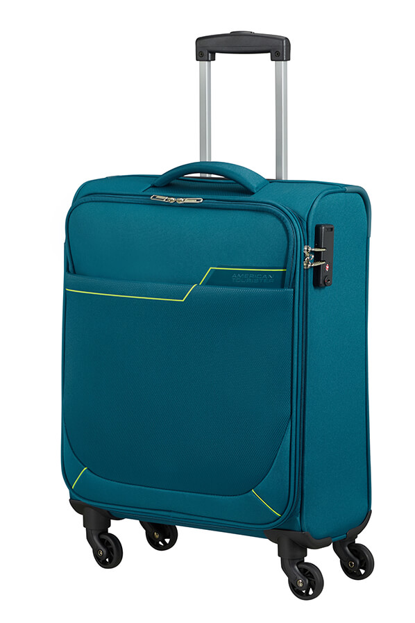 American Tourister Fun Slope Trolley (4 ruote) 55cm Teal/Lime