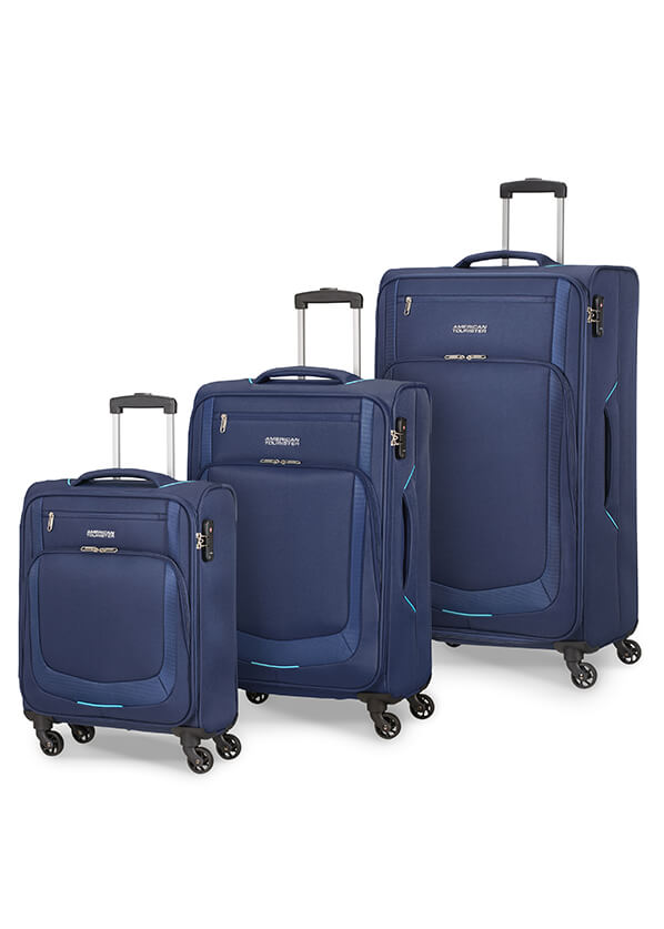 American Tourister Summer Session Set Dark Blue/Light Blue
