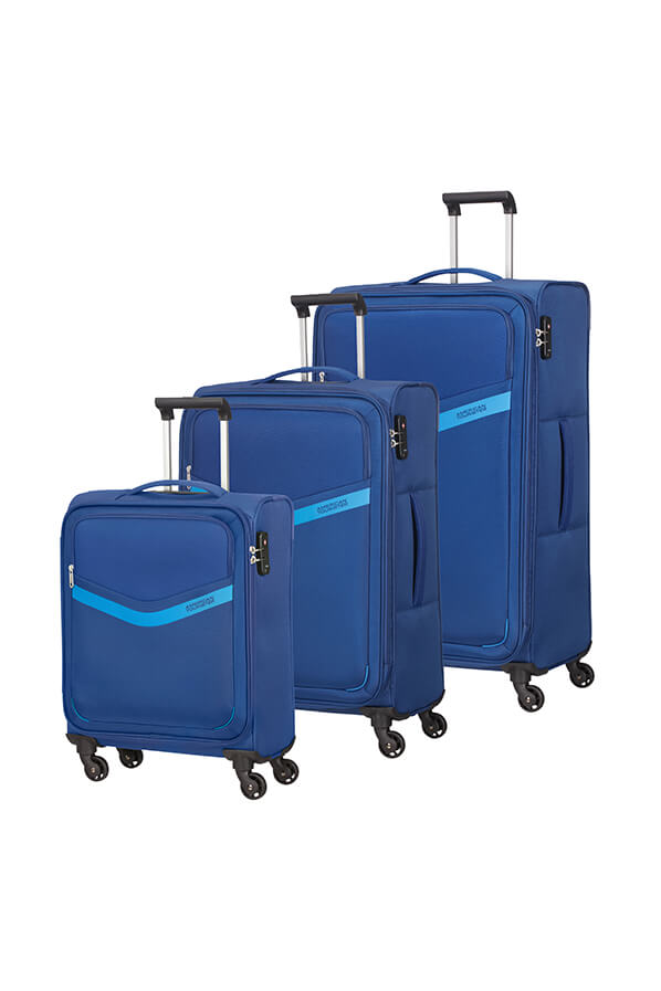 American Tourister Springwave Set Dark Blue/Light Blue