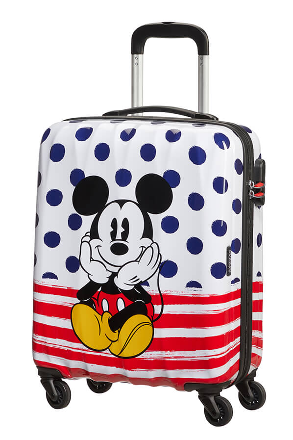 American Tourister Disney Legends Trolley (4 ruote) 55cm Mickey Blue Dots