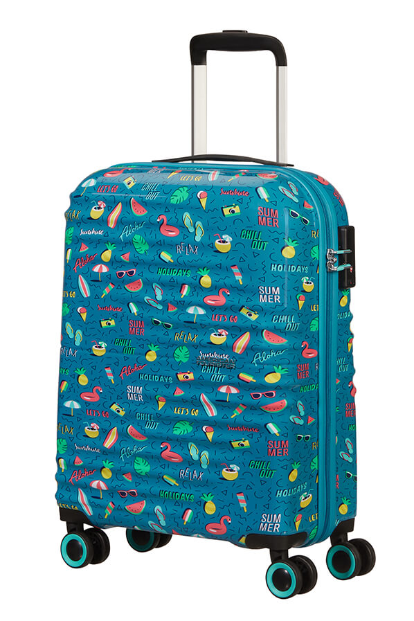 American Tourister Wavetwister Trolley (4 ruote) 55cm Summer Relax