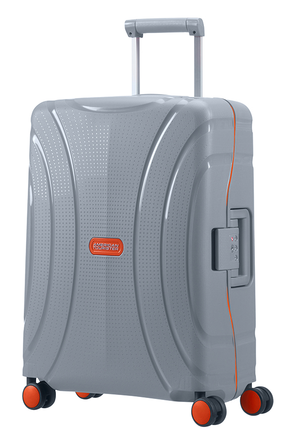 American Tourister Lock'n'Roll Trolley (4 ruote) 55cm Volt Grey