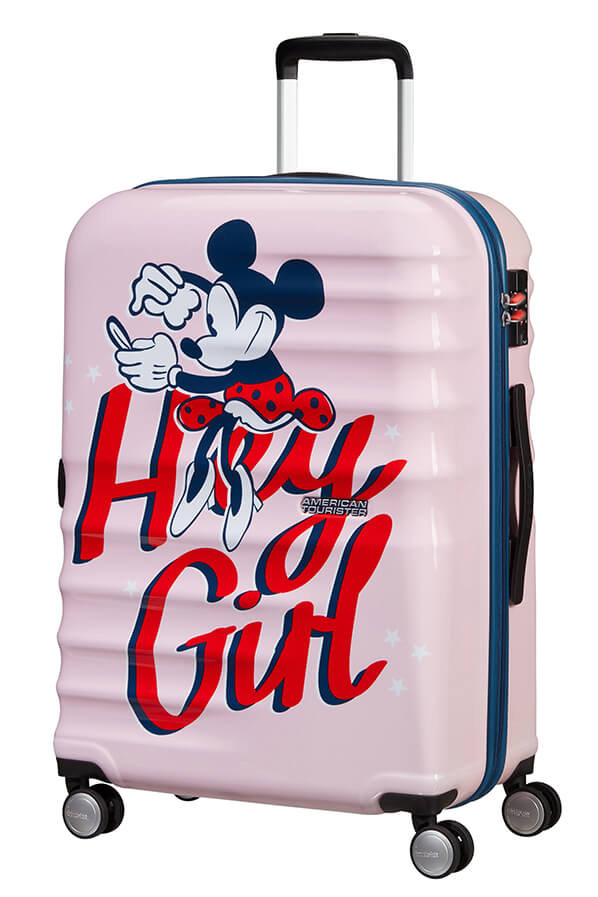 American Tourister Wavebreaker Disney Trolley (4 ruote) 67cm Minnie Darling Pink